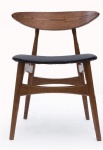 DARK OAK WOOD CHAIR